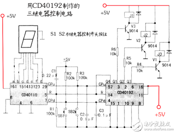 套丝机控制电路板电路原理图